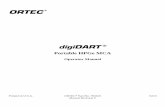 ORTEC digiDART Operator Manual - ortec-online.com · designed to expose any flaws in materi als or workmanship. ... by telephone [(865) 482-4411] or by facsimile transmission [(865)