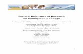 Societal Relevance of Research on Demographic Changejp-demographic.eu/wp-content/uploads/2015/08/SOAB-Survey-report... · Societal Relevance of Research on ... 3.2 Description of