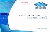 Galvanised Steel Anti-Dumping 351 450/EPR 370 - archived...The Group’s core products are pickled & oiled steel coils (PO), cold rolled steel coils (CR), galvanized steel coils ...