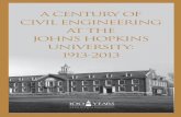 A Century of Civil Engineering at the Johns Hopkins … · A Century of Civil Engineering at the Johns Hopkins University: ... The Mechanical and Electrical Building ... to fulﬁllng