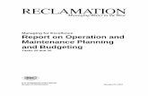 Managing for Excellence Report on Operation and ... · Managing for Excellence Report on Operation and ... Managing for Excellence Report on Operation and ... a Reclamation-wide team,
