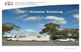 A Frame Towing - DOT Home€œA”- Frame Towing Chain Design Towed vehicles with a GVM of up to 3500 kg. Towed Vehicles with a GVM of up to 3500 kg must be equipped with safety chains