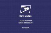 Census Method & Green and Secure · MKT by the # Move/Update Eligible Pieces –FCM & MKT ... 093 243 Full-Service ACS ... PowerPoint Presentation