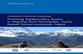 Promoting Transboundary Tourism in Mapchya …lib.icimod.org/record/32781/files/icimodProcd7-017.pdfi International Centre for Integrated Mountain Development, Kathmandu, Nepal August