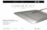Bamboo One User's Manual for Windows & Macintosh · User’s Manual for Windows ® & Macintosh ... Wacom pen tablet products comply with the European Union ... Navigating the manual