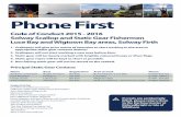 Phone First - Solway Firth Partnership · Phone First Code of Conduct 2015 ... Luce Bay and Wigtown Bay areas, Solway Firth Principal Static Gear Contacts 1. ... Philip Comber Genesis