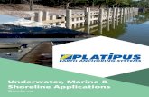 Marine Applications Brochure - platipus-anchors.com · Boat Ramps Revetment Mats Turbidity Barriers ... Platipus Anchors are market leaders in the design, ... Sinker drills can be