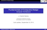 Fundamentals of Computers Design - Academia … · 2014-11-18 · Extract implicit instruction-level parallelism ... Fundamentals of Computers Design Parallelism ... Thread-Level