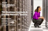 TSC Business Continuity & Disaster Recovery Sessionh41382. · TSC Business Continuity & Disaster Recovery Session ... Gaps in Today’s BC & DR Arrangements ... TSC Business Continuity