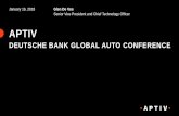 DEUTSCHE BANK GLOBAL AUTO CONFERENCEs22.q4cdn.com/999583405/files/doc_presentations/2018/01/DB-Global...DEUTSCHE BANK GLOBAL AUTO CONFERENCE ... All statements that address future