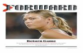 Return Game - shaunassael.comshaunassael.com/wp-content/uploads/Sharapova-Piece.pdf · 10 ESPN 05.08.2017 S 05.08.2017 ESPN 11 ARD r mid -. a r t l g r e g r -, furiously scribbling