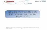 Student handbook for placements in research · Student handbook for placements in research . Authors: Angela Grange, Claire Coulson, Emma Giddings, Kelly Young, ... Liberating the