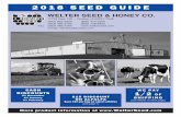 2018 Seed Guide - Welter Seed & Honey Co.welterseed.com/wp-content/uploads/2018/01/Retail-Price-List-2018.pdf · ˜7*.34(:1&9*) Alfalfas are deep-rooted perennial legumes and are