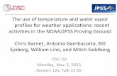The use of temperature and water vapor profiles for weather …library.ssec.wisc.edu/research_Resources/publications/... · 2016-12-05 · profiles for weather applications: recent