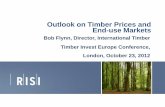 Outlook on Timber Prices and End-use Markets · Outlook on Timber Prices and End-use Markets ... –Produce tissue products for numerous uses ... Global Paper and Paperboard Consumption