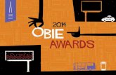 About the OBIE Awardsobieawards.org/Portals/0/Documents/2014 OBIE Awards Winner Book.… · The OBIE Awards are the oldest and one of the most prestigious advertising honors, ...