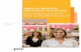 M&A in Retail & Consumer in France - PwC · DB APPAREL SAS FR 100% Intimates and underware manufacturer HANESBRANDS INC. ... PwC Analysis - Sources: Zephyr, ... M&A in Retail & Consumer