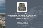 An Overview of the Committee for the Testing of Body Armor ...faculty.nps.edu/rdfricke/presentations/Combat Helmet Committee... · An Overview of the Committee for the Testing of