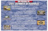 2017 Fish Brewing Summer Seasonals - Tale/2017 Fish Brewing Summer Season · perfect blend of sweet