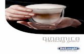 Perfectly yours - lakeland.co.uk · in every brewing cycle and extract the perfect creamy, dense, aromatic coffee. The De’Longhi patented brewing unit can even brew 2 cups of ...