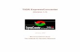 TIGR ExpressConverter - Computer Science and …binftools/birch/birchhomedir/doc/...Introduction 2 Figure 1. The working window of ExpressConverter. 1.2 Working Place The Working Place