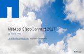 NetApp CiscoConnect 2017 - Cisco - Global Home Page RAID-DP® 2008 Performance Acceleration Module SnapManager for VMware, Hyper-V, SharePoint, SAP Onaro/OnCommand Insight ...