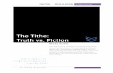The Tithe: Truth vs. Fiction (Study Guide)thetithinghoax.com/wp-content/uploads/2013/05/Free-Tithe-Study... · THE TITHE: TRUTH VS. FICTION All Rights Reserved. 4 Introduction The