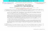 PHYSICAL SETTING EARTH SCIENCE - Harpursville … January 2014 INTERACTIVE.pdfThe University of the State of New York REGENTS HIGH SCHOOL EXAMINATION PHYSICAL SETTING EARTH SCIENCE