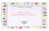 Phonics Resource Pacl - St Mary & All Saints Church of ...stmaryallsaints.co.uk/.../uploads/2013/10/Phonics-Resource-Pack.pdf · Jumbled sentences 1 Jumbled sentences 2 ... Robotic