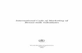International Code of Marketing of Breast-milk … Contents Introduction International Code of Marketing of Breast-milk Substitutes Annex 1. Resolutions of the Executive Board at its