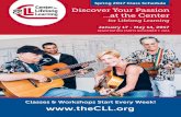 Discover Your Passion at the Center - School of Extended ... · Discover Your Passion ... Nonviolent Communication (NVC) Conference, ... provided by email as well as in the first