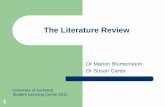 The Literature Review - University of Auckland · The Literature Review -Research Proposals-The main aims of a literature review in a proposal (Hart, 1998):
