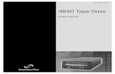 9840 Tape Drive Product Manual - Oracle · iv Sixth Edition 95741 Summary of Changes The following is a history and summary of changes for this publication: EC Date Edition Description