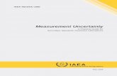 Measurement Uncertainty - IAEA Program Office at Argonne · Air pressure and temperature ... MEASUREMENT UNCERTAINTY ... Guidance on the expression of Uncertainty in Measurement (GUM)