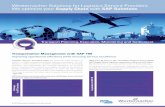 Westernacher Solutions for Logistics Service Providers We ... · Transportation Management with SAP TM Improving operational efficiency while ensuring service excellence Westernacher