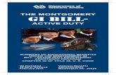 THE MONTGOMERY GI BILL- · under the montgomery gi bill – active duty educational assistance program chapter 30 of title 38, u. s. code. information in ... using tuition assistance
