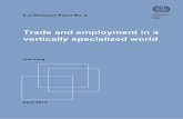 ILO Research Paper No. 5 - International Labour … Empirical results: Employment demand from trade..... 9 5.1 Employment demand in 2009 ..... 9 ... With the steady growth of global