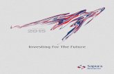 InVeStInG FoR tHe FutuRe - Sapura Group of Companies Annual Report Investing for the Future the Sapura Resources Annual Report 2015 cover design is abstract in nature, a vivid fluidity