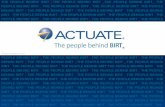 North Star BlueScope Steel Selects Actuate BIRT to … ppt. (5).pdfPublic Sector SERVICES Customer System integration services Reseller ... 14 Actuate Corporation ... ERP HR SCM MES