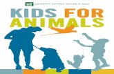 KIDS FOR ANIMALS - Pasadena Humane Society€¢ Email notifications about Kids for Animals volunteer ... • Email us a picture of events or ... sparkles, googly eyes, pipe cleaners,