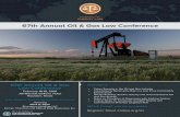67th Annual Oil & Gas Law Conference Brochure (12 pg) WEB · 67th Annual Oil & Gas Law Conference ... INTERNATIONAL MODULE 10:45 MEXICO ... in an increasingly complex legal and regulatory