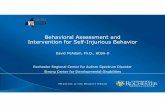 Behavioral Assessment and Intervention for Self-Injurious .• Interventions for SIB that can be