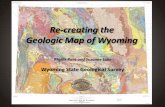 Updating the Wyoming State Geologic Map - wyogeo.org · To make a hillshade … • Global Mapper software • Elevation data • Polygon boundary of the map area The next couple