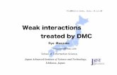 Weak interactions treated by DMC - TCM Groupmdt26/tti_talks/qmcitaa_10/... · FMO-QMC applied several years ago, but ... long-ranged weak interactions ... XC designed for vdW. QMC
