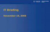 IT Briefing - Emory University IT  · Mgmt. Incident Mgmt. Problem Mgmt. Foundations. ... • Other