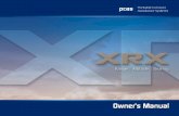 PCAS XRX Owner's Manual v1 - Aircraft Spruce & Specialty Co · XRX is not recommended as a substitute for proper traffic scanning procedures as listed in the FAA Airman’s Information