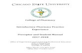 College of Pharmacy Introductory Pharmacy Practice ...· College of Pharmacy . Introductory Pharmacy