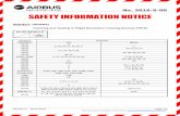 No. 3016-S-00 SAFETY INFORMATION NOTICE - Airbus · SAFETY INFORMATION NOTICE SUBJECT: ... Improving global flight safety is the top priority for Airbus Helicopters. On this account,