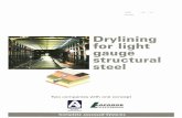Drylining for light gauge structural steel - Ayrshireayrshire.co.uk/Drylining for Light Gauge Structural Steel.pdf · Drylining for light gauge structural steel ... • Mezzanine