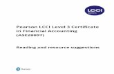 Pearson LCCI Level 3 Certificate in Financial Accounting ...qualifications.pearson.com/content/dam/pdf/LCCI/Financial... · ... (2011) Frank Wood’s Business Accounting Volume 1
